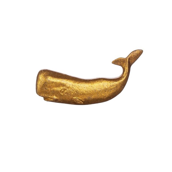 Whale Drawer Knob - gold