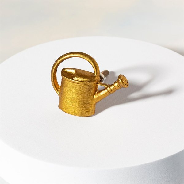 Watering Can Drawer Knob - gold
