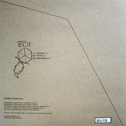 Vinyl / ZCKR02 by playmodul – Canula (12")