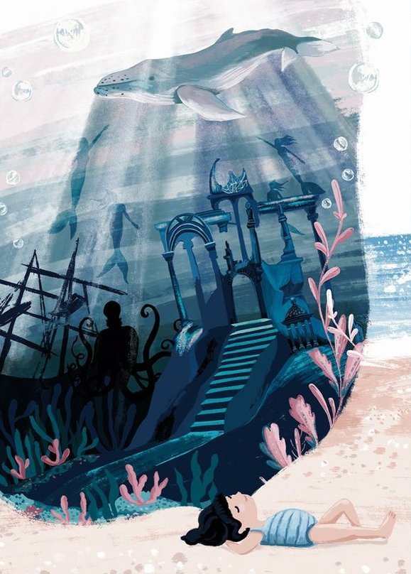 Postkarte - "Ocean Dreams"